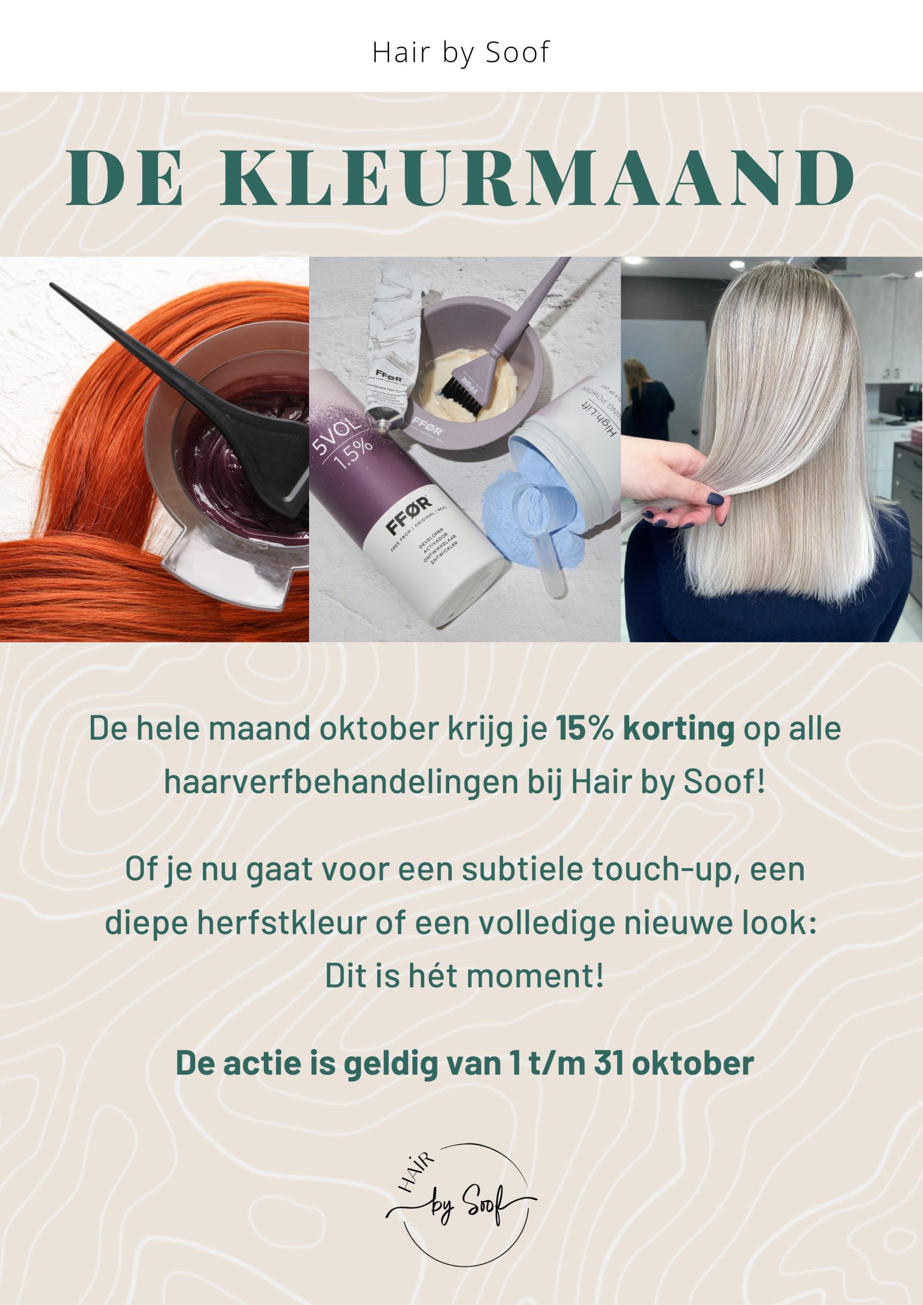 Oktober is Kleurmaand bij Hair by Soof! ✨🍂