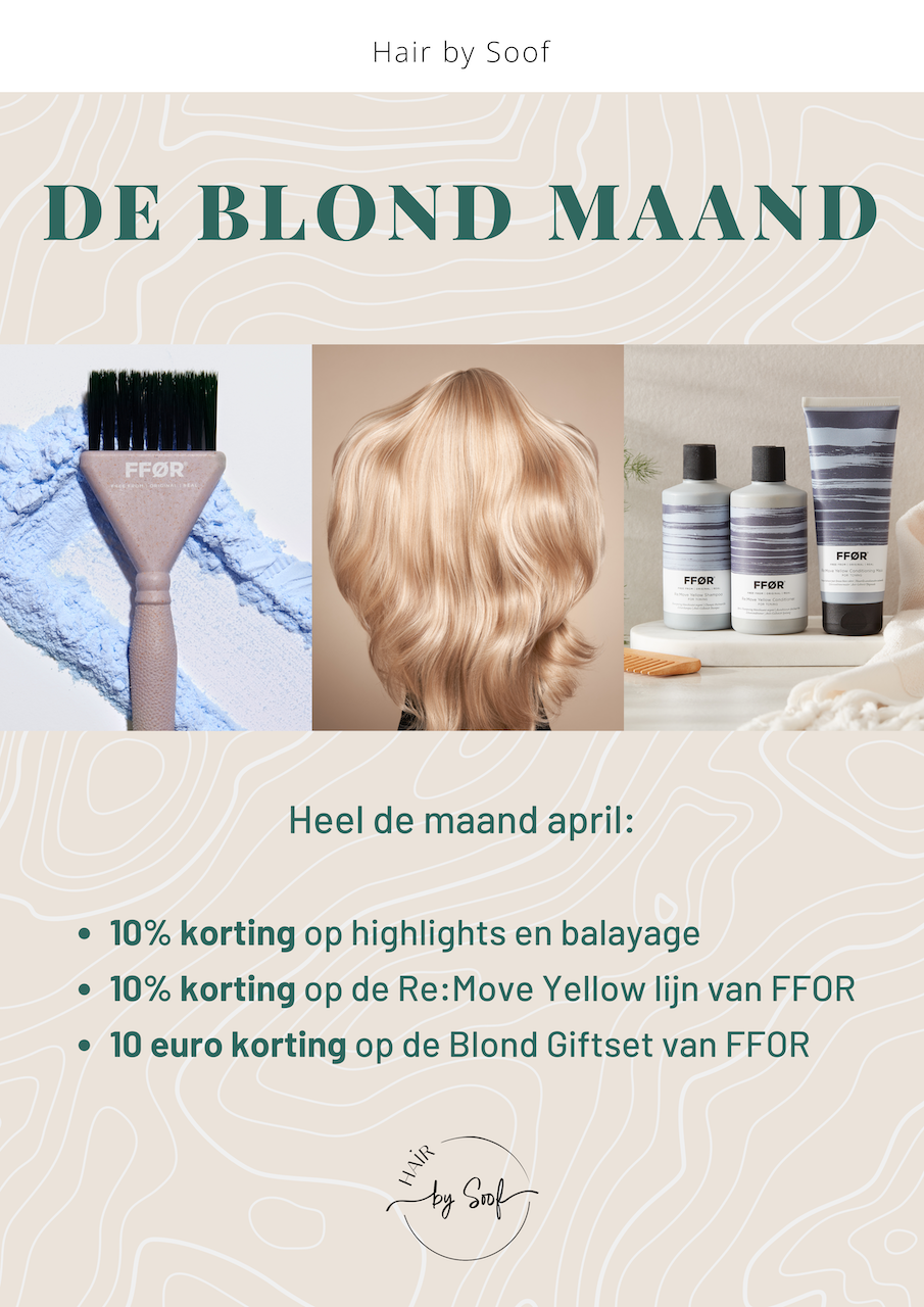 April is de blond maand!