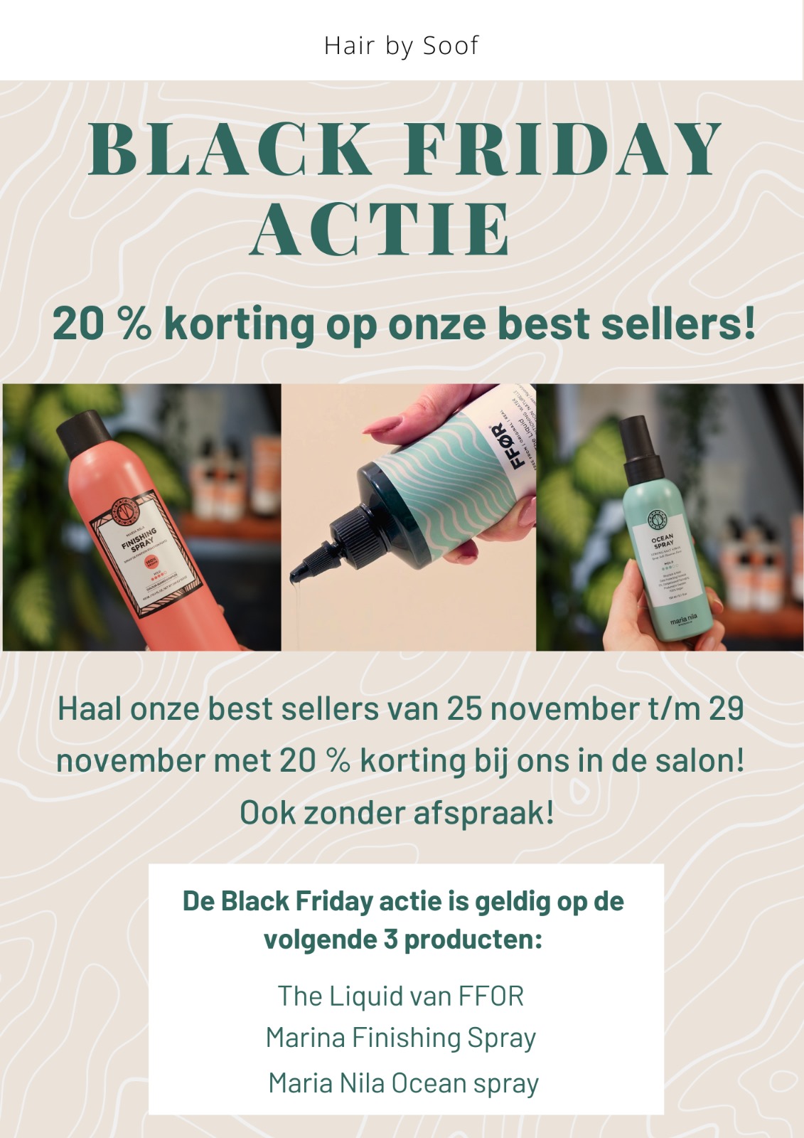 Black Friday bij Hair by Soof!