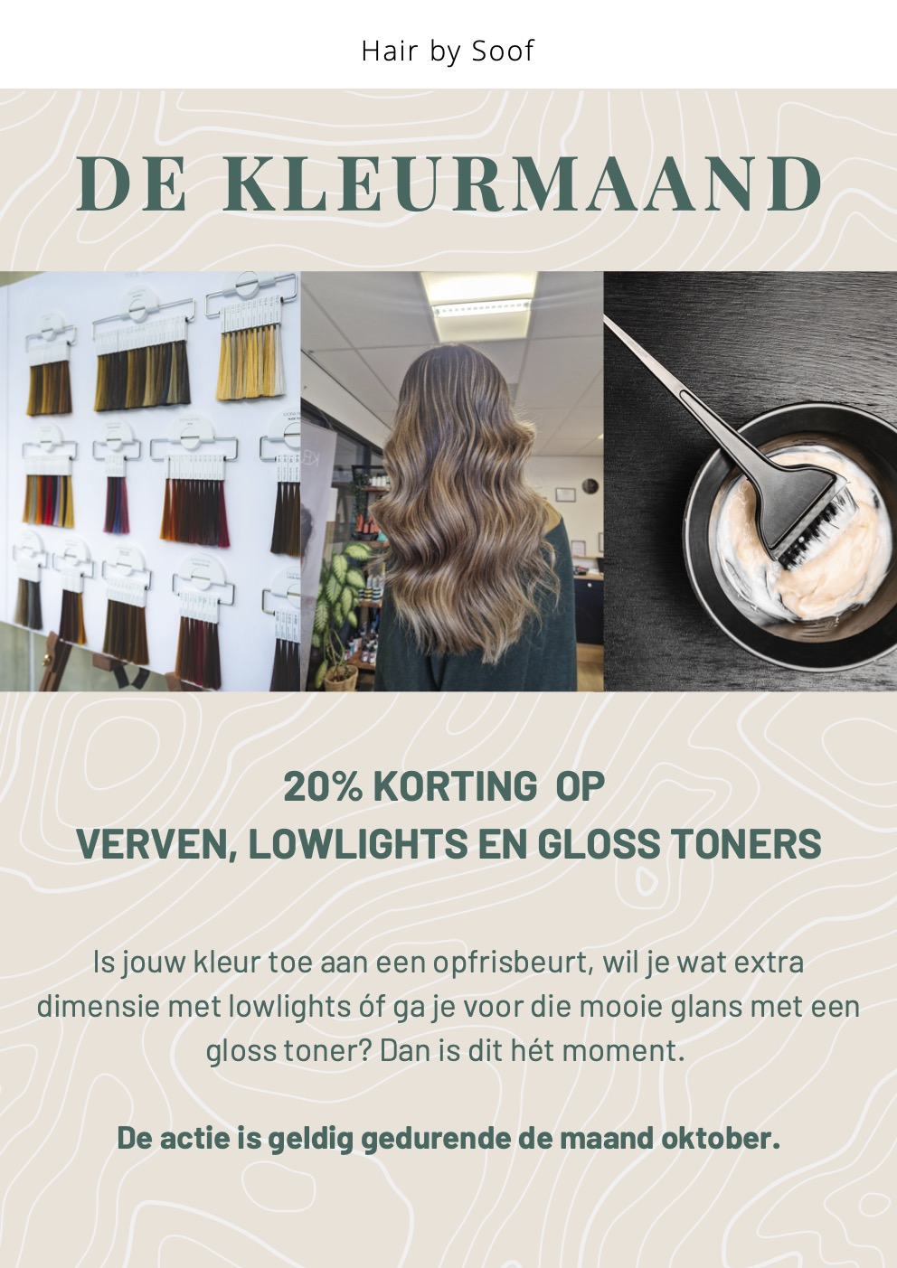 De kleurmaand bij Hair by Soof