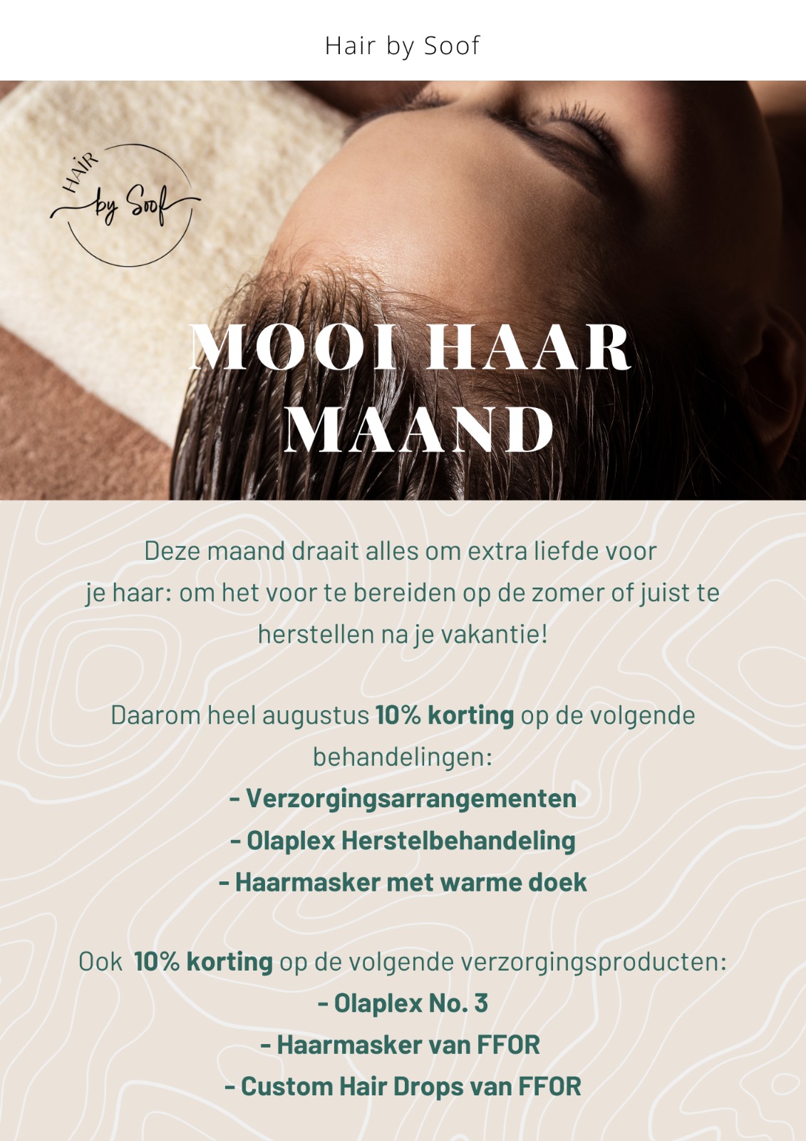 Augustus is mooi haar maand